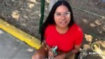 Venezolana CULONA es captada haciendo cosas sospechosas por policia pingon en las calles de Lima